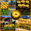 Luminária Solar para Jardim e Áreas Externas Modelo Girassol