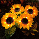 Luminária Solar para Jardim e Áreas Externas Modelo Girassol