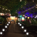 Luz de Jardim Solar Redonda em LED