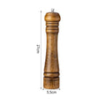 Pepper Grinder + Solid Wood Salt Shaker