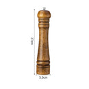 Pepper Grinder + Solid Wood Salt Shaker