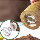 Pepper Grinder + Solid Wood Salt Shaker