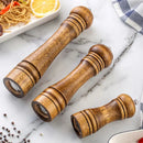 Pepper Grinder + Solid Wood Salt Shaker