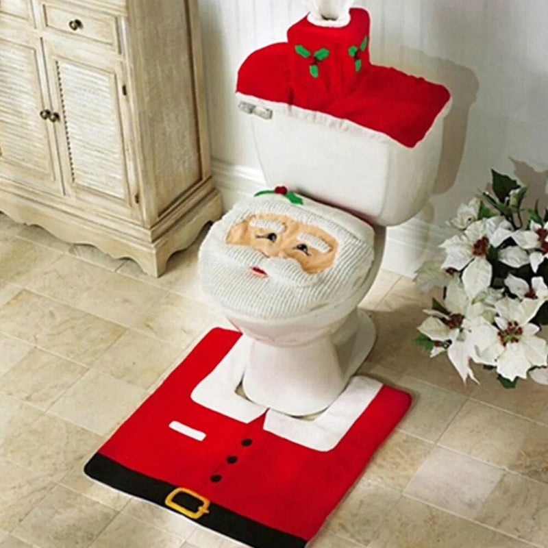 Christmas Bathroom Decor Set