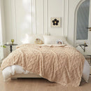 Cobertor Macio para Cama com Design Trançado