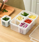 Refrigerator organizer with dividers