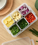 Refrigerator organizer with dividers