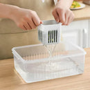Refrigerator organizer with dividers