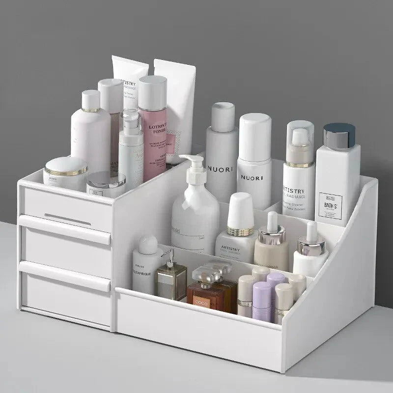 Maquilhagem Organizador 9 Compartimentos Branco