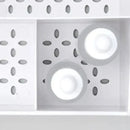 Maquilhagem Organizador 9 Compartimentos Branco