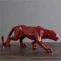 Estátua Geométrica de Pantera Animal