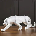 Estátua Geométrica de Pantera Animal