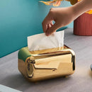 Porta-Guardanapo de Luxo Dourado