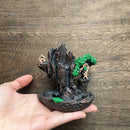 Resin Incense Holder in Cascade Effect Shape with Single Incense Burner