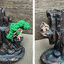 Resin Incense Holder in Cascade Effect Shape with Single Incense Burner