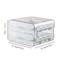 Egg Holder Refrigerator Organizer in Acrylic