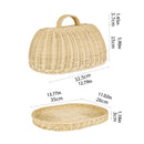 Rattan Bread and Food Basket