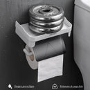 Wall-mounted Toilet Paper Holder with Shelf