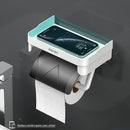 Wall-mounted Toilet Paper Holder with Shelf