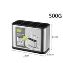 Stainless Steel Cutlery Holder - 4 Compartments