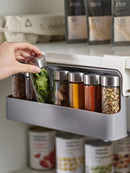 Spice Rack with Self-Adhesive Storage Holder