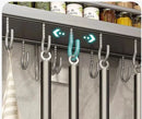 Stainless Steel Organizer Shelf for Kitchen Seasonings and Utensils
