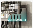 Stainless Steel Organizer Shelf for Kitchen Seasonings and Utensils