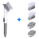 2 in 1 brush with Soap Dispenser - ProClean©