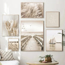 Decorative Frame for Living Room Illustrative Landscape