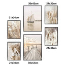 Decorative Frame for Living Room Illustrative Landscape