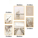 Decorative Frame for Living Room Illustrative Landscape