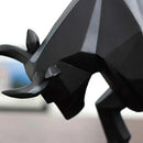 Wall Street Bull Resin Statue for Decoration