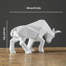 Wall Street Bull Resin Statue for Decoration
