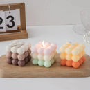 Bubble Cube Candle with Sophisticated Scents