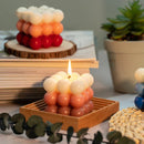 Bubble Cube Candle with Sophisticated Scents