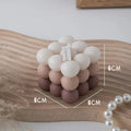 Bubble Cube Candle with Sophisticated Scents