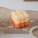 Bubble Cube Candle with Sophisticated Scents