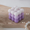 Bubble Cube Candle with Sophisticated Scents