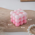 Bubble Cube Candle with Sophisticated Scents