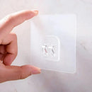 Transparent Adhesive Hooks for Hanging Objects