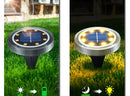 Luminárias de Solo Movidas a Energia Solar