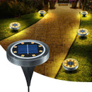 Luminárias de Solo Movidas a Energia Solar