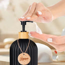 Liquid Soap Dispenser with Bamboo Pump