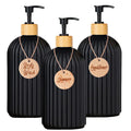 Liquid Soap Dispenser with Bamboo Pump