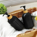 Liquid Soap Dispenser with Bamboo Pump