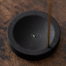Ornamental Incense Holder with Metal and Wood Design
