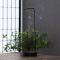 Ornamental Incense Holder with Metal and Wood Design