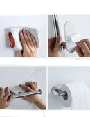 Porta Papel Toalha de Inox Multiuso