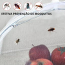 Tela Protetora de Alimentos Dobrável Cinza
