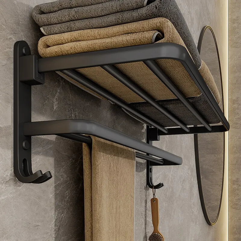 Folding Stainless Steel Towel Rack